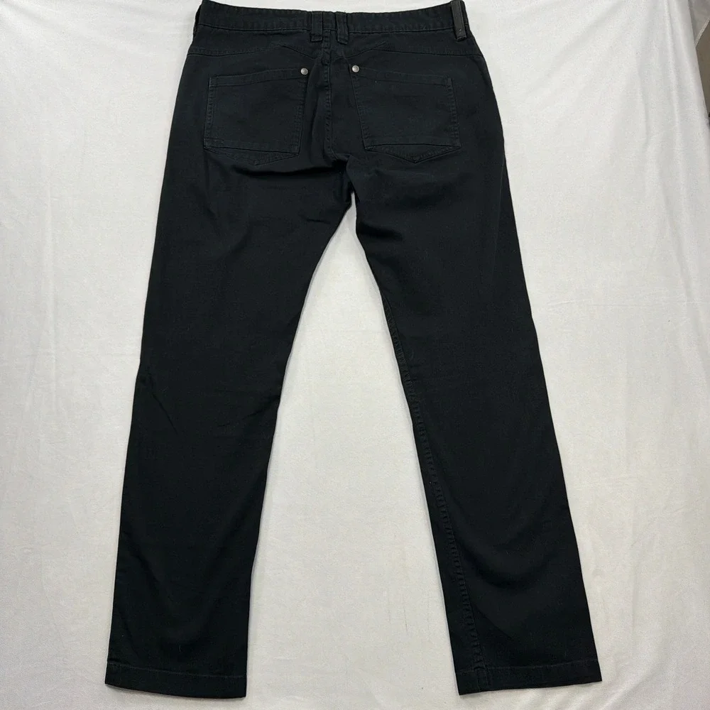 Oakley Pants Slim Fit Chino 5-Pocket Stretch Cotton Black Mens 34W 32L